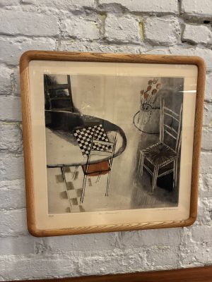 Framed Annapia Antonini, Le dernier, Etching/ Aquatint, signed, numbered